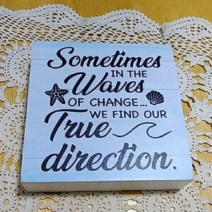 Positive vibes Decor, free standing wood. Lightweight, new